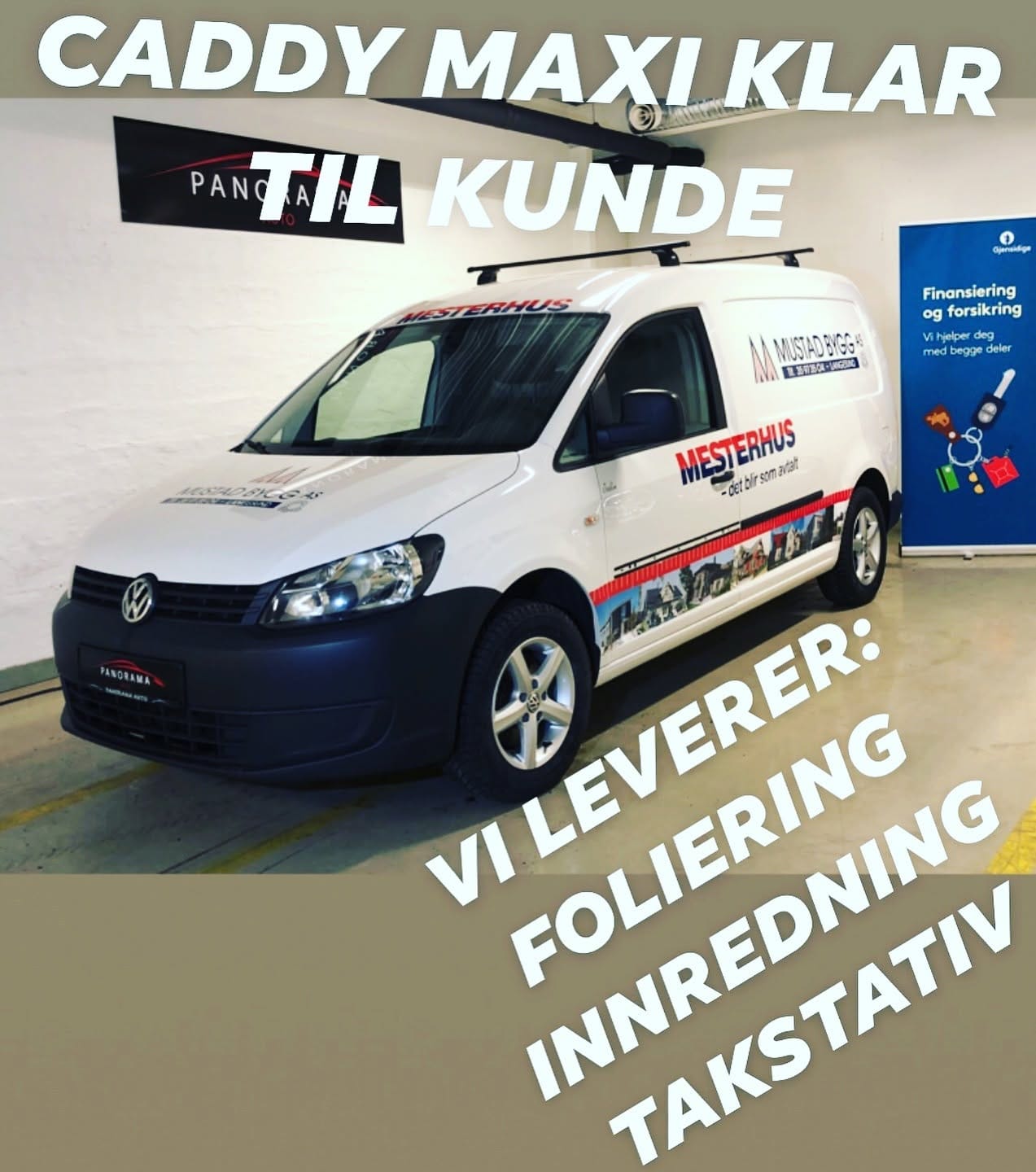 Volkswagen Caddy Maxi klar til kunde